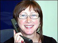 Receptionist Hilda Austin