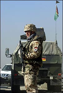 گشت امنيتی آيساف در کابل