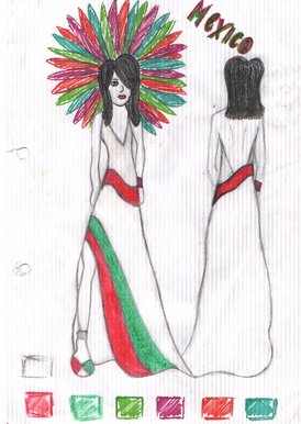 Mexican dress design
