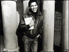 Obama en sus años de estudiante