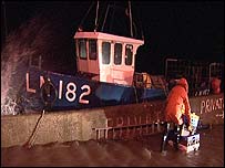 Stormy weather at Wells-next-the-Sea
