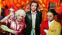 (L-R) Ninja Nan, Richard Hammond and Mini Miss