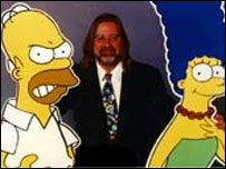 Сімпсони зі своїм творцем