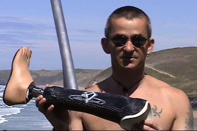 Rik likes to think of himself as 'differently abled' rather than disabled and he loves to set himself a challenge. 