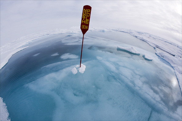 North Pole sign by Sue Flood