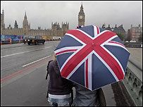 英国多雨，来前记得带把伞