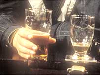 Now Andrew's glass is always empty!