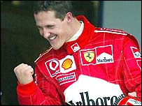 छठी बार विश्व चैंपियन बनकर शूमाकर ने इतिहास रचा