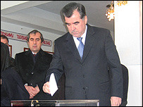 Volby v Tádžikistánu