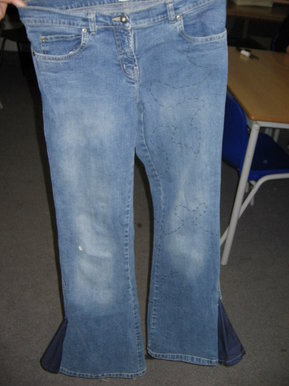 Eco fashion jeans