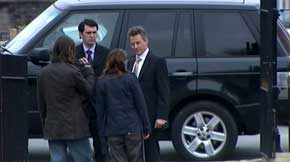 Sam, Mac, Sir Phillip Carter and Rutherford