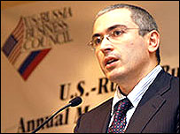 Yukos'un eski yönetim kurulu başkanı Mihail Hodorkovski