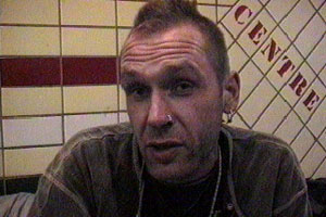 Davy begs in the underground