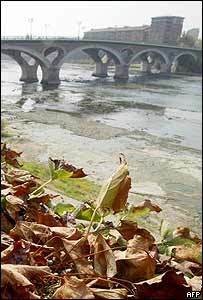Rio Garonne, em Toulose, na França