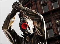 Brian Clough statue, Old Market Square