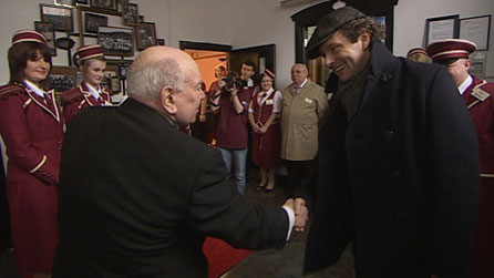 Michael Sheen at the Penrhiwceiber Institute