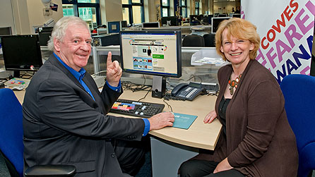 Lawrie McMenemy and Judy Goodlet