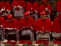 Cardeais na Capela Sistina