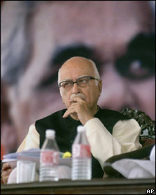 LK Advani campaigning in India elections