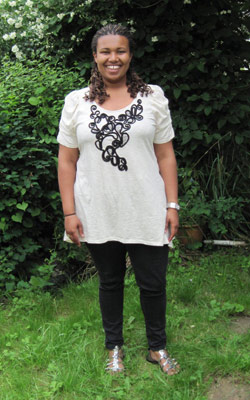 Anne after adopting a healthier lifestyle