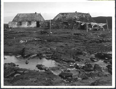 Crofters cottages, Isle of Harris circa 1930