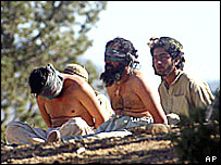 Suspeitos capturados no Waziristão