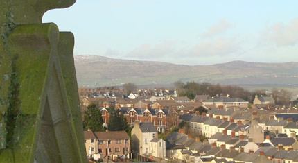 The view from St Eugene's Cathedral Spire