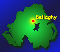 Map showing Bellaghy