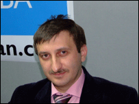 Віталій Кулик у студії Бі-Бі-Сі