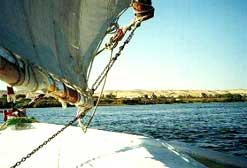 sailing on the nile river