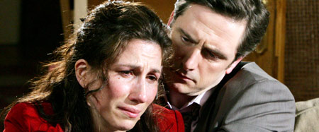 Gaynor Faye as Anna and Nicholas Gleaves as Tom