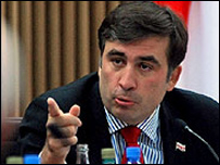 Tổng thống Georgia Mikhail Saakashvili 