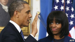 奥巴马宣誓就职第二任期