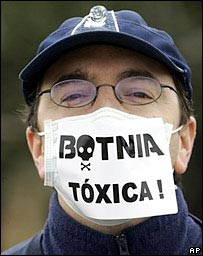 Manifestante argentino