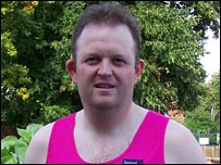 Sandy Norrie in his running vest