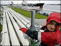 Naftësjellësi rus pranë Kalingradit