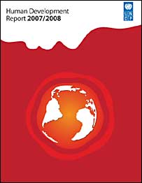 Capa do relatório 2007/2008 do PNUD