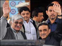 آصف زرداری اور اسفندیار ولی