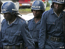 Cảnh sát ở Harare