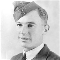 Donald, Percy Lade's son, a flying officer in the RAAF during WWII