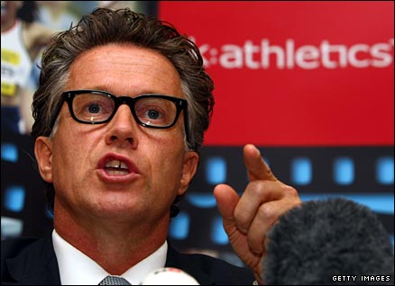 UK Athletics head coach Charles Van Commenee