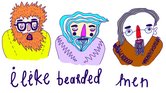 3 bearded men...