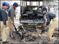 صحنه ای از انفجار مولتان 