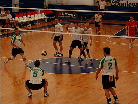 Volleyball: Guernsey versus Jersey