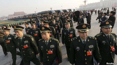 中国12届全国人大解放军代表（05/03/2013）