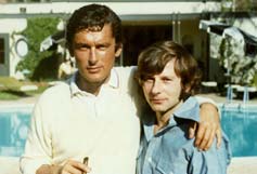 Image: film producer Robert Evans with Roman Polanski