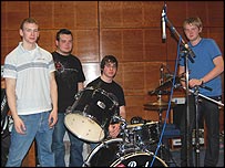 The Cubans in the BBC WM studios