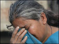 लापता बच्चे के परिजन