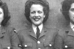 Image: Mary James and friends, C Company, WAAF, 1944