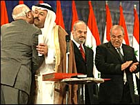 Posse do novo governo iraquiano